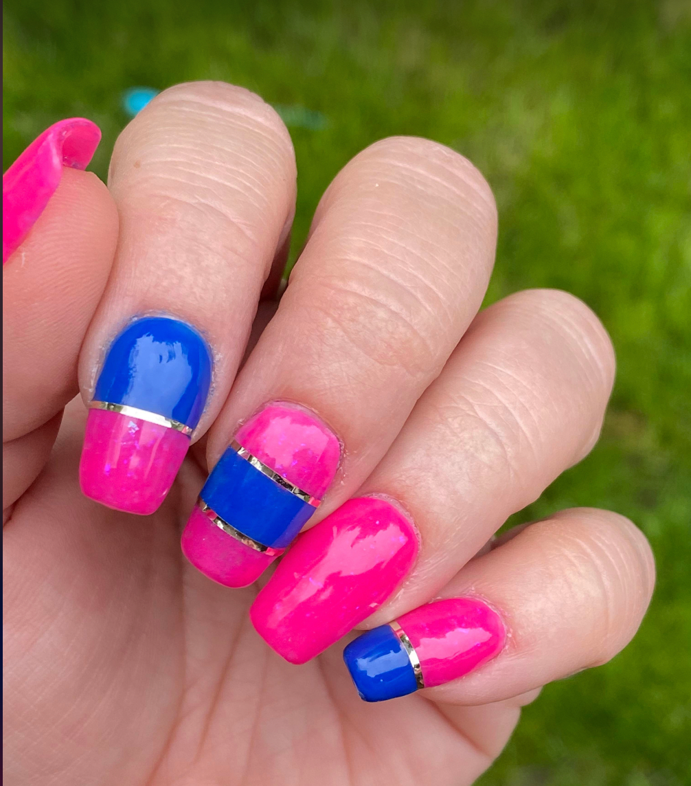 Preppy Nails That Shine with Style