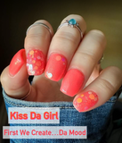 Kiss Da Girl and First we create...da mood nail dip powder