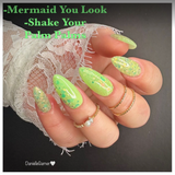 Mermaid You Look,  Shake Your Palm Palms, and We Were Mermaid for Each Other Nail Dip Powder