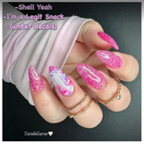 Shell Yeah and Keep It Reel Nail Dip Powder