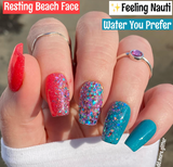 Resting Beach Face, Are You Squidding Me?, and Girls Just Wanna Have Sun Nail Dip Powder