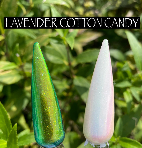 Lavender Cotton Candy Chrome Powder