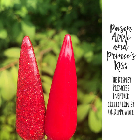 Poison Apple and Prince's Kiss Nail Dip Powder